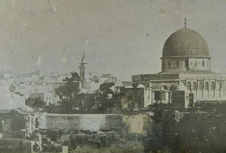 Jérusalem, première photo