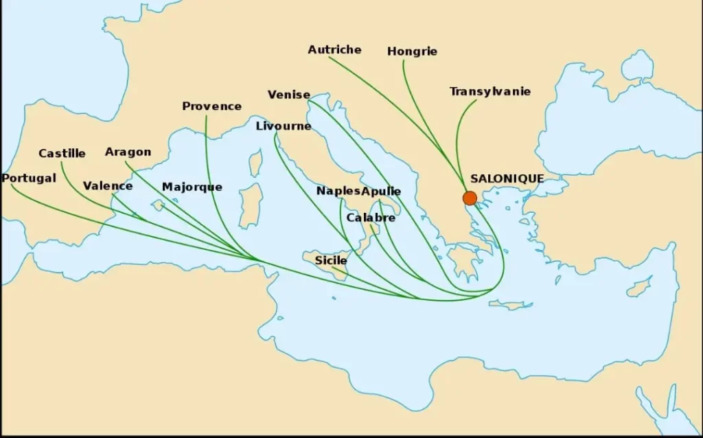 carte salonique