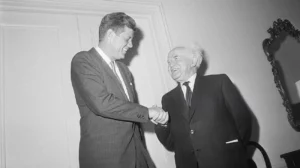 John Fitzgerald Kennedy et David Ben Gourion